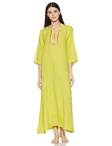 Image of Indigo Women's Rayon Ankle Length Nightdress