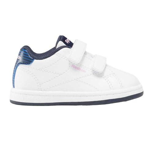 Reebok - RBK Royal Complete CLN 2.0 2V, Zapatillas de Tenis, White/ASTROROSE/VECTORNAVY,