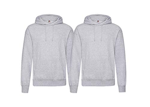 Fruit of the Loom 2er Classic Hooded Sweat Set Herren Kapuzenpullover...