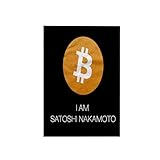 3dRose I am Satoshi Nakamoto with Black and Orange Bitcoin 15x22 Hand Towel