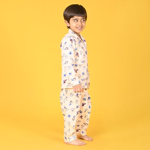 Image of Jam & Sugar Boys Cotton Printed Night Suit Set