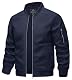 Bomberjacke Kefitevd für Herren Leichte Pilotenjacke im Blouson-Stil