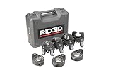 RIDGID 48553 MegaPress Jaws And Rings, 1/2 Inch to 2 Inch MegaPress Kit, Hydraulic Crimping Tools