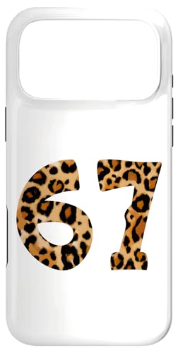 Six Seven Meme 6-7 Number, Gen Alpha Z 67 Leopard Print X}zP[X iPhone 17 Pro Max p