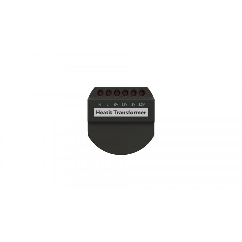 Heatit Transformateur - Alimentation 230V vers 3,3V / 5V / 12V DC - Format encastrable