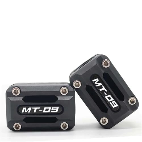 Motorrad Sturzbügel Schutz Für Ya&ma&ha Für MT-09 MT09 MT 09 Tracer FZ-09 FZ09 22/25/28mm Motorrad Motor Sturzbügel Schutz Stoßstange Dekorativer Schutzblock(2)