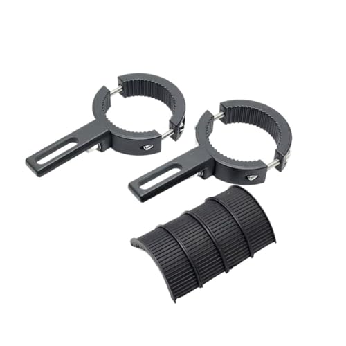 Soporte ajustable para faro de motocicleta y barra de luz antiniebla en horquilla chopper