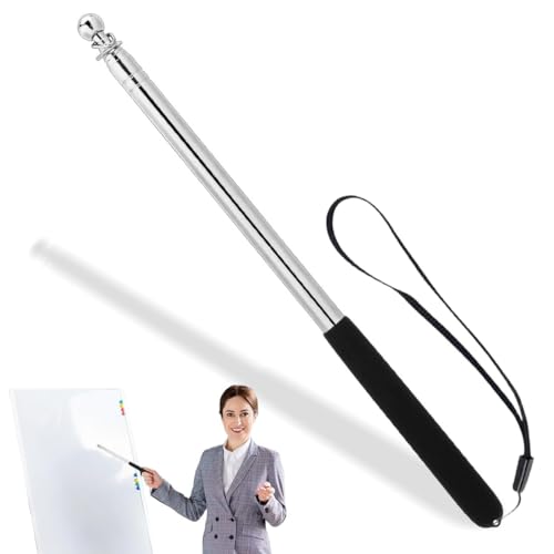 JEYORZY 1 Pezzi Bacchetta Telescopica Allungabile,Puntatore Telescopico,Bastone...