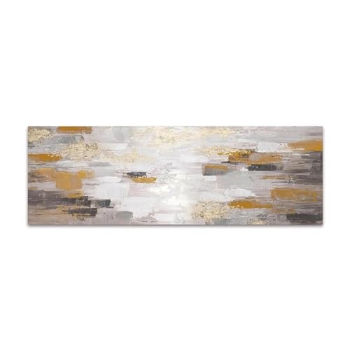 Affiche abstraite sur toile JACBON avec cadre pour habiller facilement un grand mur vide