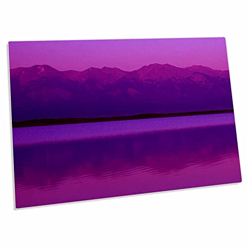 3dRose Purple Haze Sobre Sangre de Cristo - Pad para Escritorio