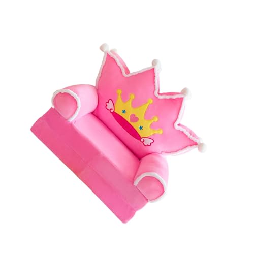 ALCXAZS Silla Plegable con Aspecto de para Sala de Estar, Color Rosa Encantador Que atrae la atención los niños y Brinda Comodidad. Sofá Infantil con Bonitos Dibujos