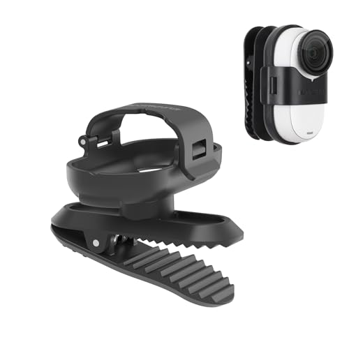 TOMGDRACO Insta360 GO 3S/Go3用 バックパッククリップ 360度回転 シャークの歯 横置き 縦置き バックパックのストラップ、帽子側、服の上に対応 取り付け簡単 Insta360 GO 3Sアクセサリー