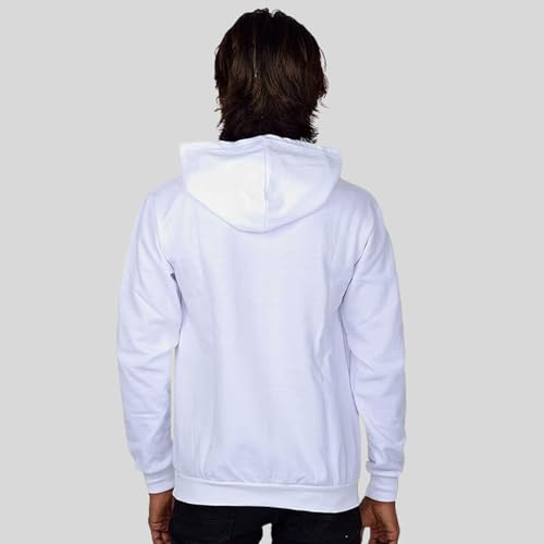 Image of Wearindia Unisex-Adult Cotton Hooded Sweatshirt (W New Dancemelo Hoodie White S)