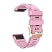 YOOSIDE for Fenix 6S/Fenix 5S Plus/Descent Mk2S Silicone Watch Band,20mm Sport Waterproof Quick Release Easy Fit Wristband Strap for Garmin Fenix 6S Pro/Sapphire,Fenix 5S/Fenix 5S Plus (Pink)