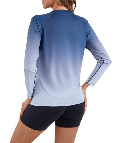 Eteoepo Rash Guard For Women, Womens Rash Guard Shirts Long Sleeve Swim Swimming Shirts Tops Lightweight Upf 50+ thumb #1
