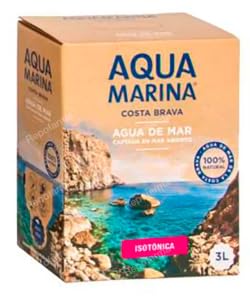 Pack de 3 - Agua de Mar Isotónica Dispensable Grado Alimentario (Bag in Box de 3 Litros) – Hidratación y Equilibrio Mineral Diario – Lote de 9 Litros