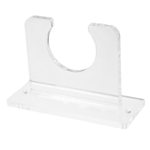 KOMBIUDA Baseball Bat Display Wall Mount Vertical Acrylic Material for Baseball Fans Easy to Clean and Store