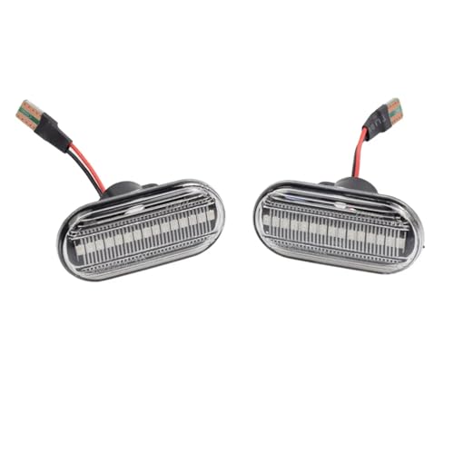 GZLMMY LED Blinker Turn Signal Lights Fit for Renault CLIO, Car LED Dynamic Side Marker Flowing Turn Signal Lamp Side Sequential Blinker