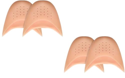 2 pares de protectores de silicona gel para proteger los dedos del pie, almohadillas metatarsales para los pies, protector de dedos para zapatos de punta, ballet y danza clásica