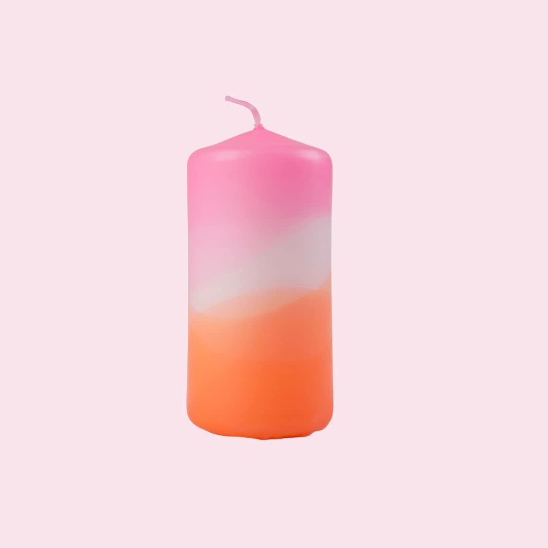 ADA ERLE Lot de 3 bougies à tige Dipdye Karla, fabriquées à la ain ADA ERLE Lot de 3 bougies à tige Dipdye Karla, fabriquées à la ain