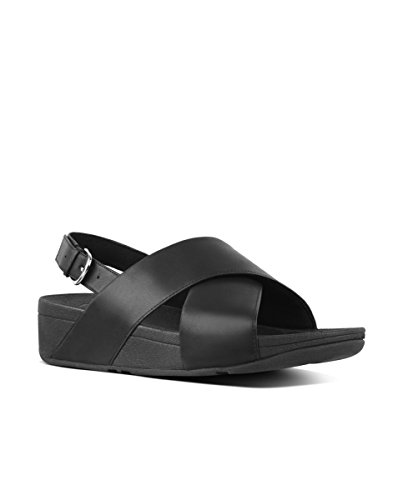 Fitflop Lulu Cross Back-Strap Sandals-Leather