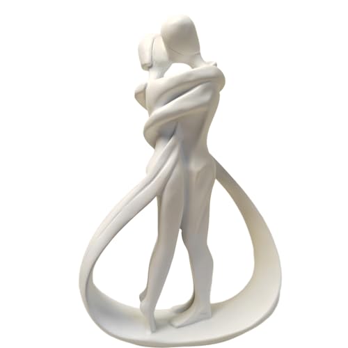 Estatuas de pareja para decoración, esculturas románticas modernas