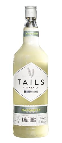 Tails Cocktails Margarita 14.9% alc/vol. 100 cl / 1L Crafted with Cazadores Tequila Ready-To-Drink Pre-Mixed Cocktail Serves 8 Delicious cocktails in seconds
