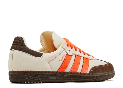 Image of adidas Originals Samba OG Women's Sneakers,Solar Orange /Cream White /Solar Orange, Size 6.5