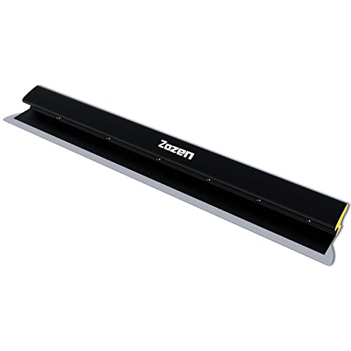 Zozen Drywall Skimming Blade 80cm/32in, All Body Made of Aluminum Alloy, Blade Made of European Stainless Steel, Smoothing Knife/Wipe Down Knife, Acting on Gyprock/WallBoard/Plasterboard.