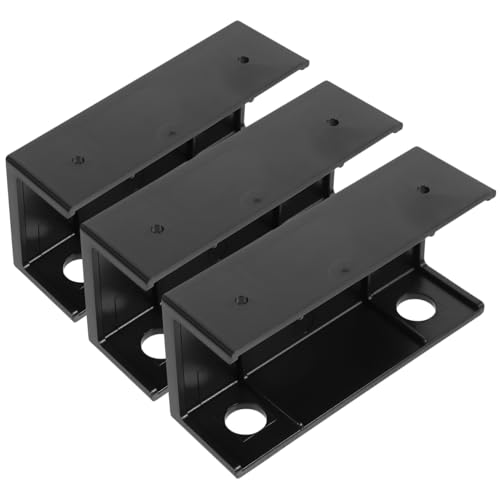 TEHAUX 1set Under Desk Laptop Mount Wall Holder for Keyboard Router Space-Saving Desk Accessory Easy Installation Versatile Mounting Bracket for Tidy Workspaces