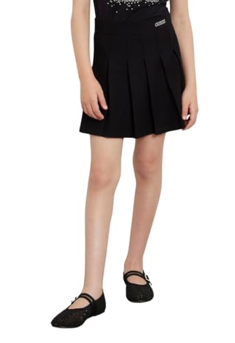 GUESS Girls' Knit Ponte Mini Pleated Skirt