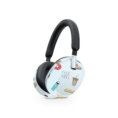 Image of MightySkins Carbon Fiber Skin Compatible with Sony WH-1000XM5 Headphones - VSCO2 | Protective, Durable Textured Carbon Fiber Finish | Easy to Apply, Remove, and Change Styles