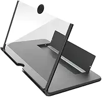 Lupa Celular Amplificadora de Tela Imagem 3D 10 Polegadas Cor: Preto