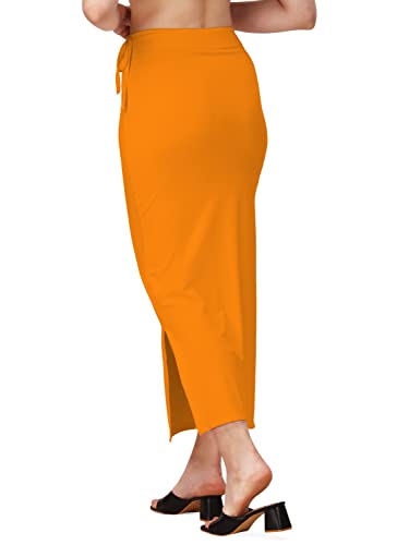 Image of Mehrang Microfiber Saree Shapewear Petticoat for Women, Cotton Blended Shape Wear Dress for Saree