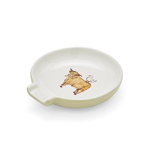 Cooksmart British Designed Large Spoon Rest | Spoon Rests for All Type of Spoons | Kitchen Spoon Rest for All Types of Kitchens - Buttercup Farm