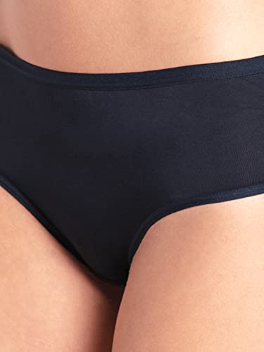 Image of Jockey 1807 Women's High Coverage Micro Modal Elastane Stretch Mid Waist Hipster with Ultrasoft Exposed Waistband