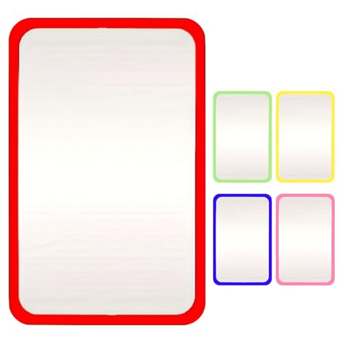 Kalastussaari 5pcs Acrílico Espejo irrompible de 6 x 4 Pulgadas Maldosas de Espejos pequeños para la decoración del hogar del baño