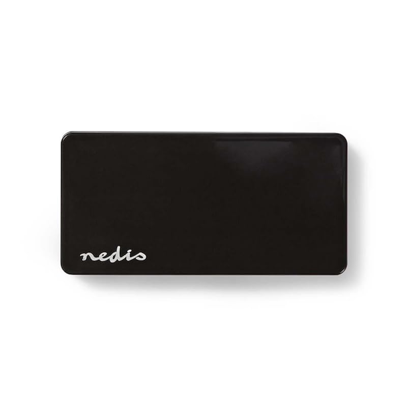 Hub USB 2.0 7 Puertos con alimentación – Negro