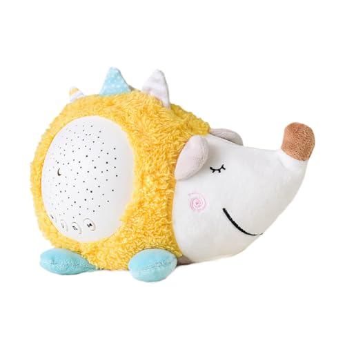 Veilleuse peluche bébé Gatuida avec projection ciel étoilé et musique en coton