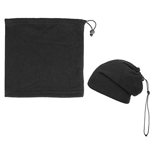Chapeaushop Écharpe-Bonnet Hotty écharpe Tour de Cou Bonnet Long (Taille Unique - Noir) Cover