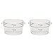 Cambro RFSCW2135 Camwear 2-Qt Round Food Storage Container, Polycarbonate, Clear, NSF Case of 12 (Pack of 2)