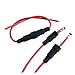10-Piece Household Protection in-line Fuse Holder Copper Wire Component 5 * 20 5A220V Fuse Box Fuse Safety Belt Wire Full Copper Strip Spring