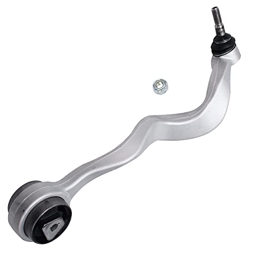 Image of Detroit Axle - 4pc Front End Control Arms Kit for BMW 525i 530i 550i 545i 535i M5 528i 2 Lower Forward Control Arms w /Ball Joints 2 Outer Tie Rod End Links Replacement