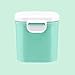 Pure Vie Baby Scatola per Latte in Polvere Formula Dispenser Portatile di plastica Bambini Snack Food Fruit Candy Contenitore con Dispositivo di livellamento e Cucchiaio, 400ml (Verde) # 004