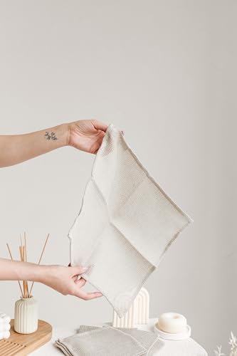 Thing Stories Linen Exfoliating Washcloth For Face thumb #5