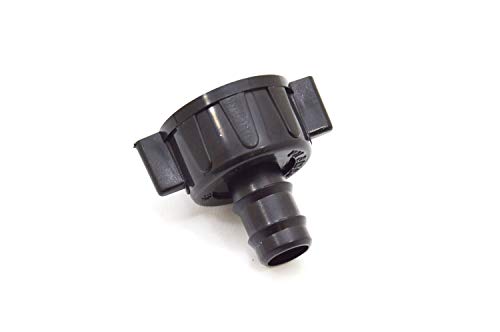 S&M 543029 Kupplung Tropfenanschluss 1/2 Zoll x 12 mm, Schwarz