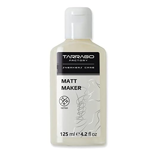 Tarrago | Sneakers Matt Maker 125 ml | Mattes Finish für Sneakers Farbe | Schützt, mildert und fixiert die Farbe Ihrer Sneakers