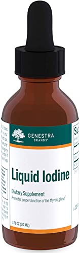 Genestra Brands Liquid Iodine | Iodine Derived From Kelp | 1 Fl. Oz. #TOP2