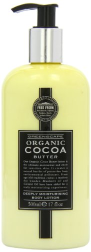Greenscape Organic COCOA BUTTER Natural Deeply Moisturising Hand & Body Lotion 500ml