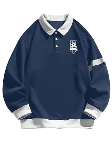 Image of JVX Unisex-Adult Wool Blend Collared Neck Sweatshirt
